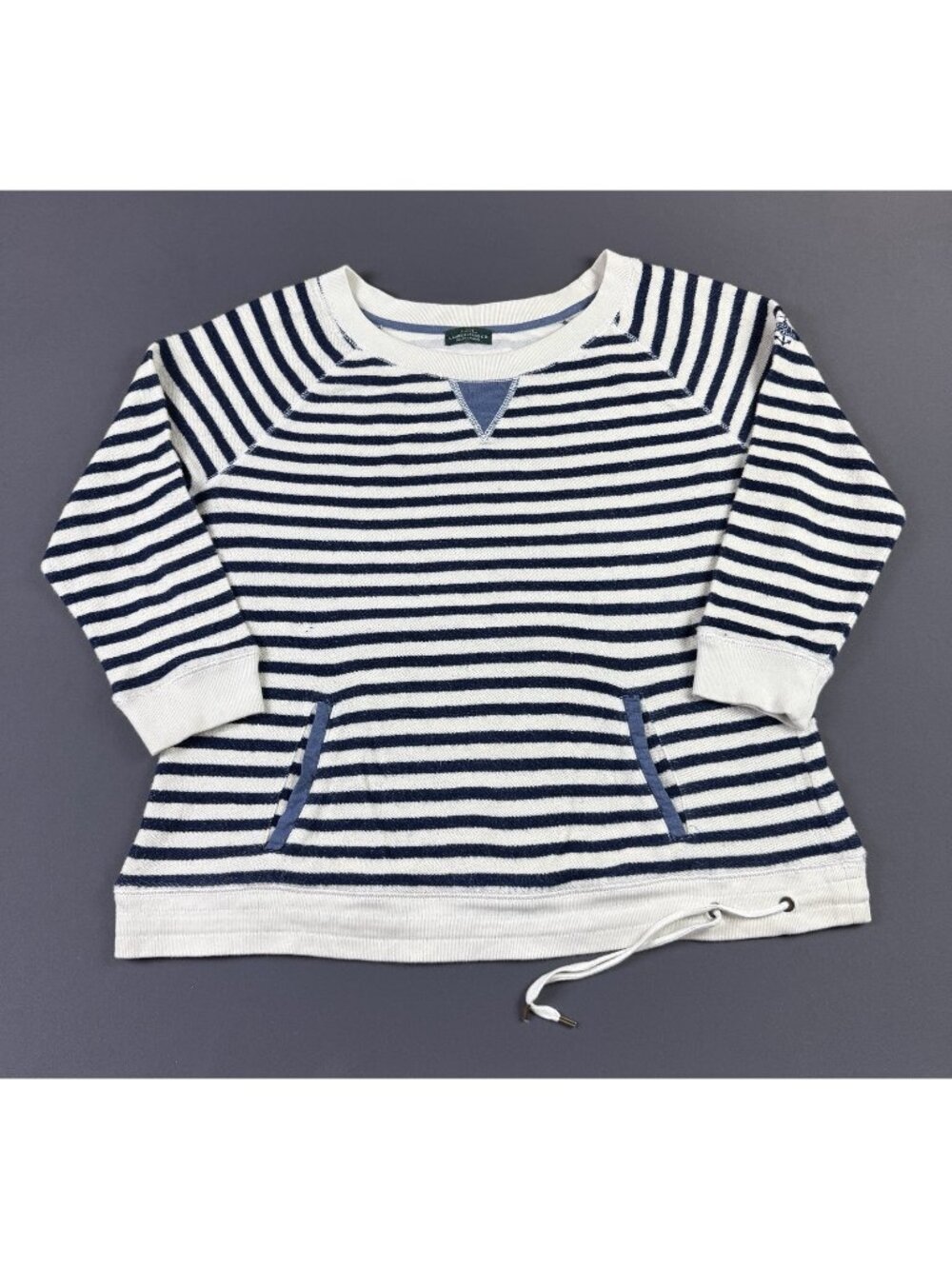 Rare Vintage Y2K Laurel Jeans Ralph Polo Sport Stripe Womens Long Sleeve Design